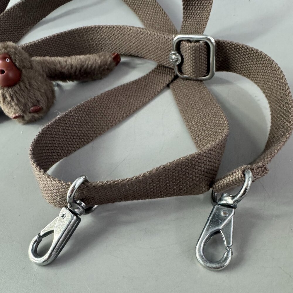 Kipling Brown Cotton Adjustable Strap with A Matc… - image 2